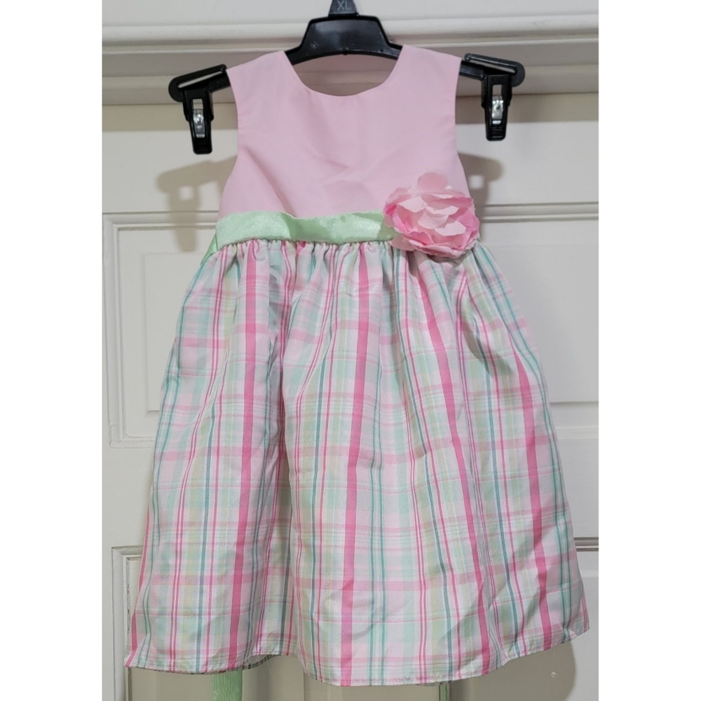 Sophia Rose Pink Sleeveless Spring Dress Size 24 months
